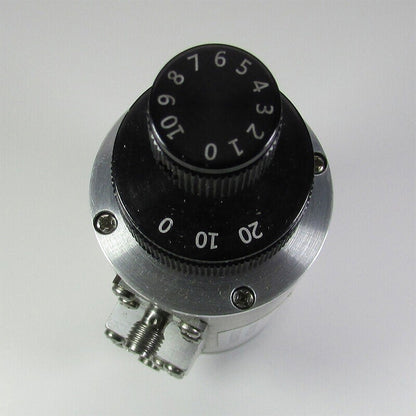 1X RF Adjustable Step Attenuator For JFW 50DR-055 DC-2GHz 0-30dB 1dB 2W SMA