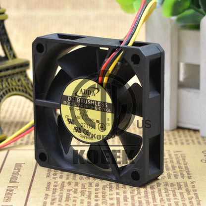 1PC ADDA AD0612HB-D76GL Cooling Fan DC 12V 0.13A 3Pin 60x60x20mm Case