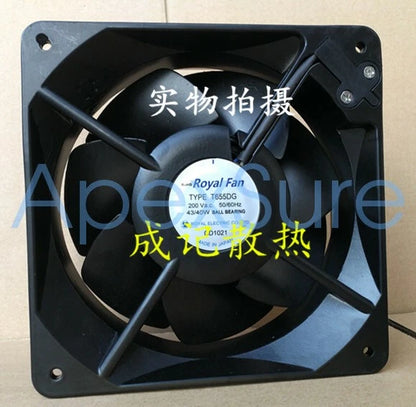 1pcs Royal Fan TYPE T655DG 200V 43/40W 16055 full metal fan