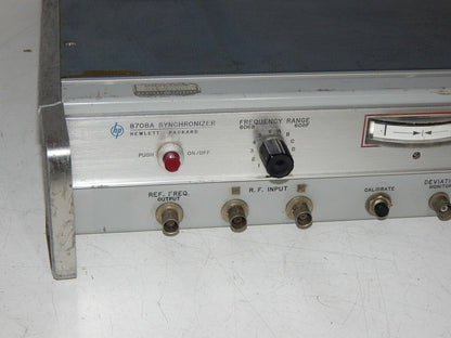 Used HP 8708A Synchronizer, Hewlett-Packard USA - HEWLETT-PACKARD