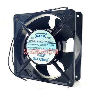 KAKU KA1238HA2BAT AC220-240V 0.11/12A 12CM Metal Cooling Fan