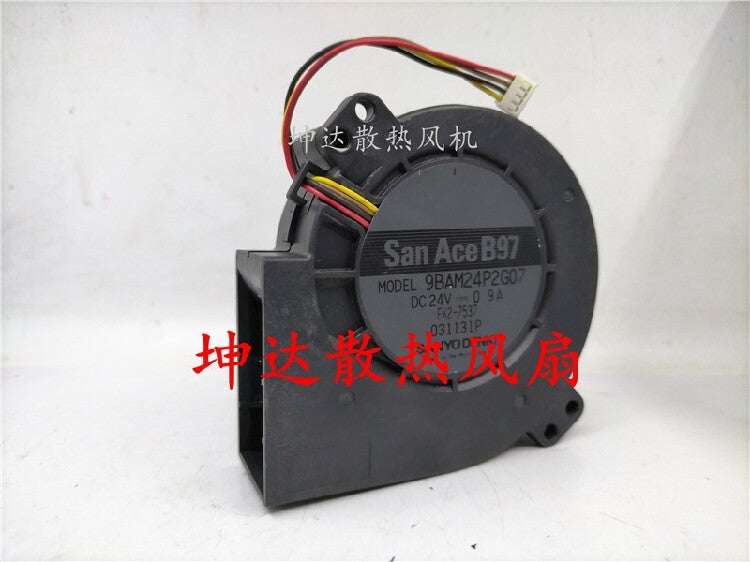 Sanyo 9BAM24P2G07 9733 24V 0.9A high air volume centrifugal turbo fan