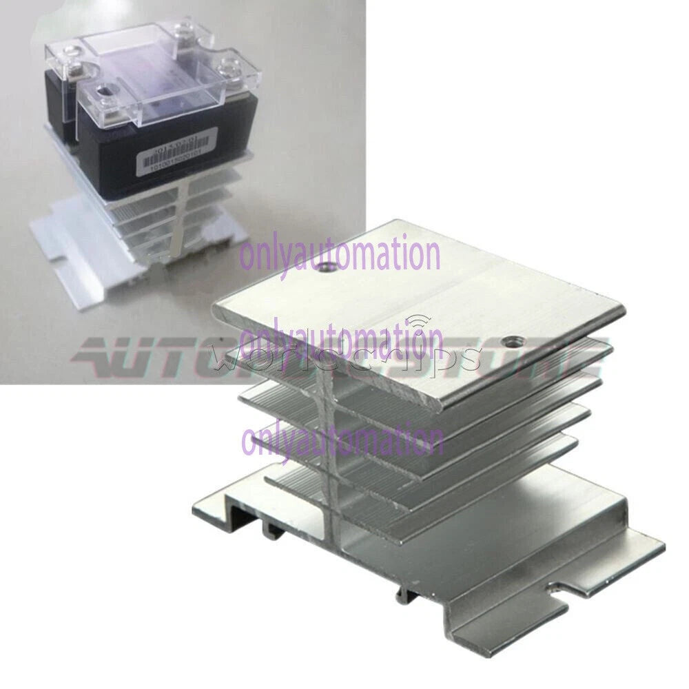 25A/40A/60A SSR-25DA/40DA/60DA Fotek Solid State Relay Module Alloy Heat Sink N!