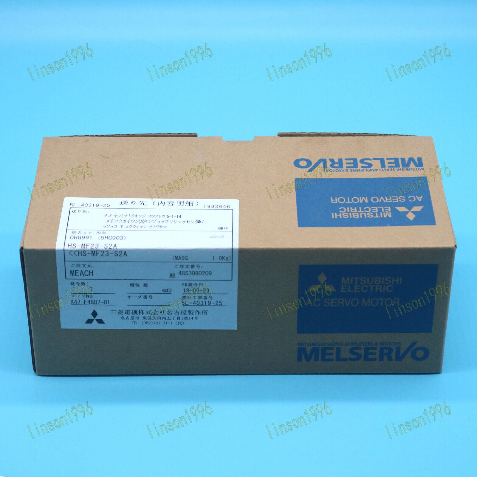 new 1pcs Mitsubishi HS-MF23-S2A Servo Motor HSMF23S2A One year - MITSUBISHI