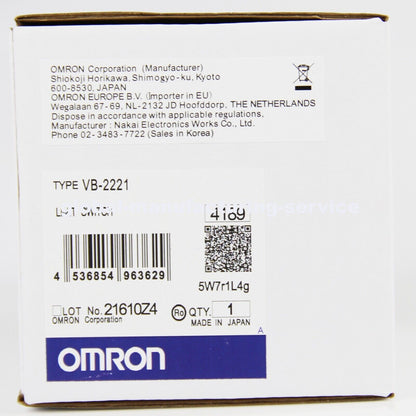 Omron VB-2221 Industrial Limit Switch - OMRON