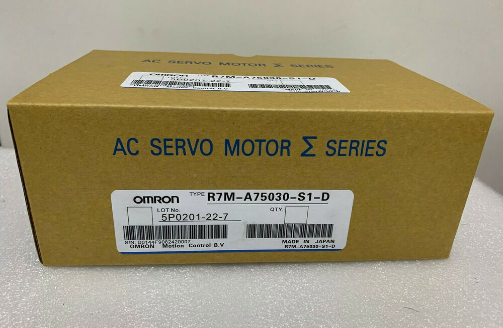 OMRON R7MA75030S1D AC Servo Motor - OMRON