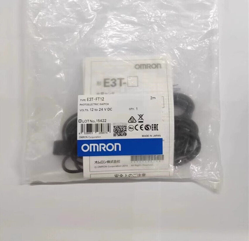 new 1pcs Omron E3T-FT12 2M Photoelectric Switch Sensor - OMRON