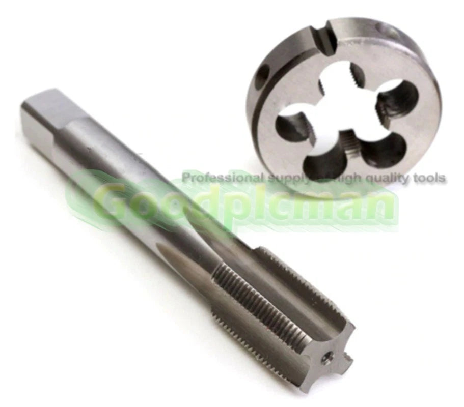 1pc 1-16 UNS Die Threading Tool and 1pc HSS Machine 1-16 UNS Plug Tap