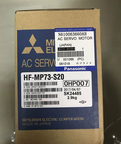 Mitsubishi HF-MP73-S20 Servo Motor One year - MITSUBISHI