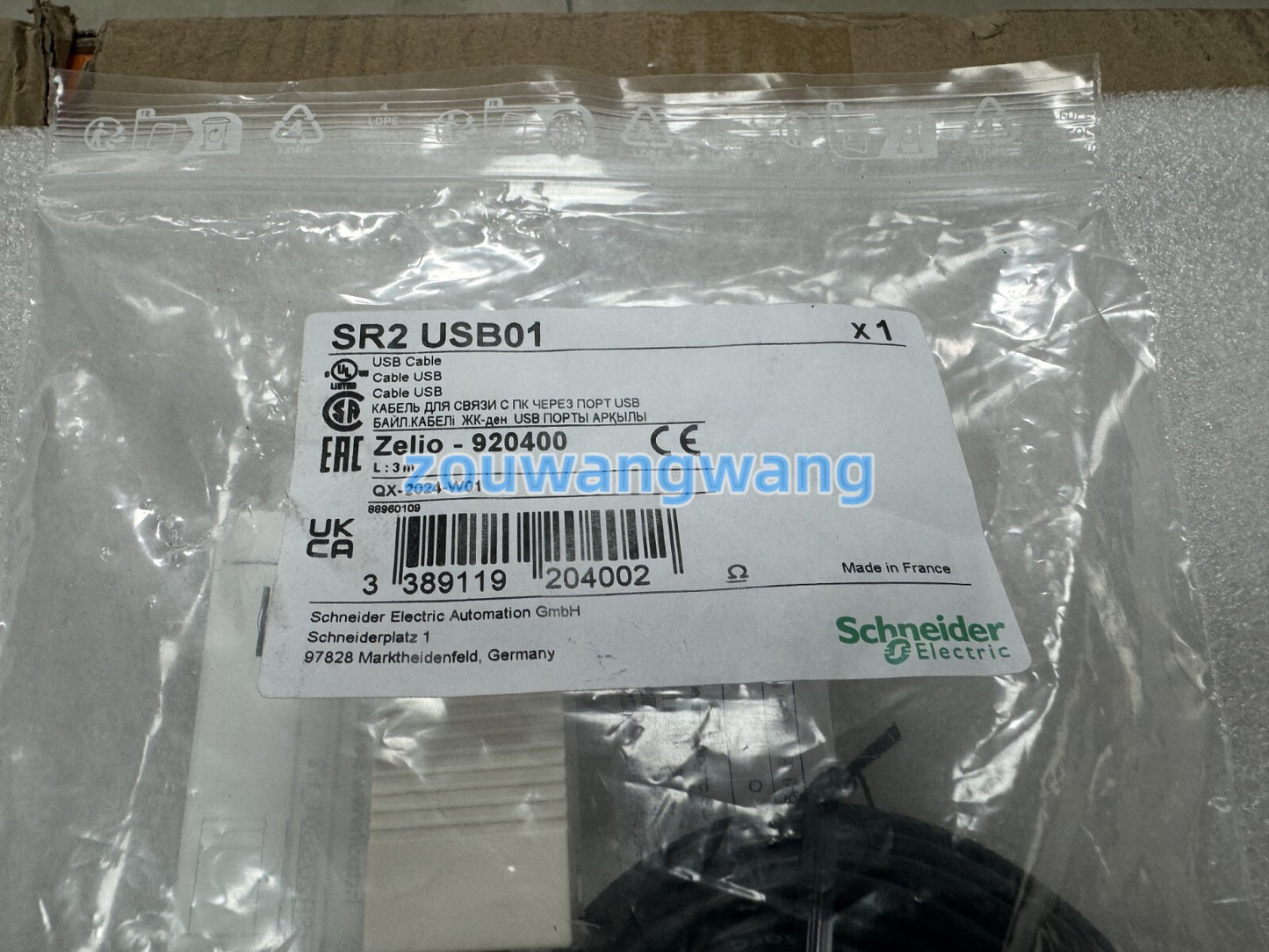new For Schneider SR2USB01 PLC Zelio USB Programmable Cable SR2USB01