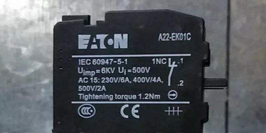 10PC   EATON Moeller Contact Block A22-EK01C Free Shipping#LJ