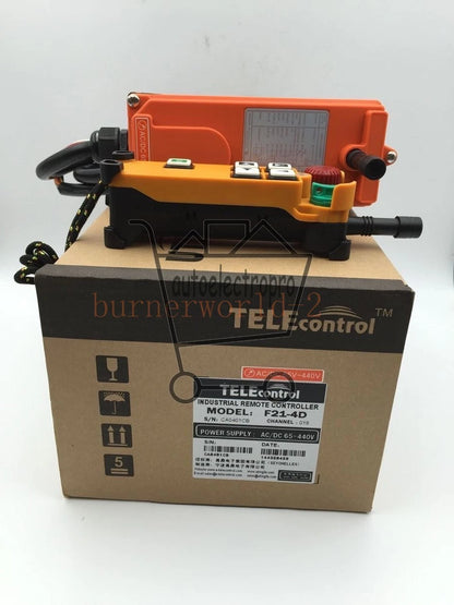 Industrial wireless 4 Channels 2 Speed Remote Control F21-4D Winch Hoist Crane ~