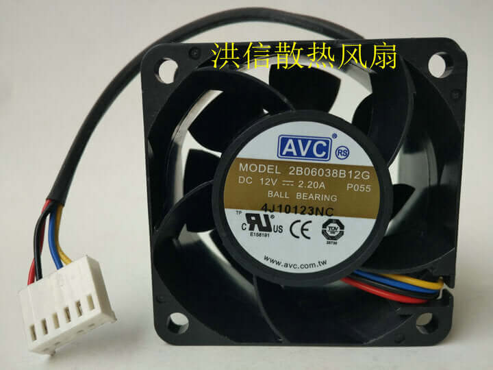 new AVC 2B06038B12G DC12V 2.20A 6038 Violent server cooling fan