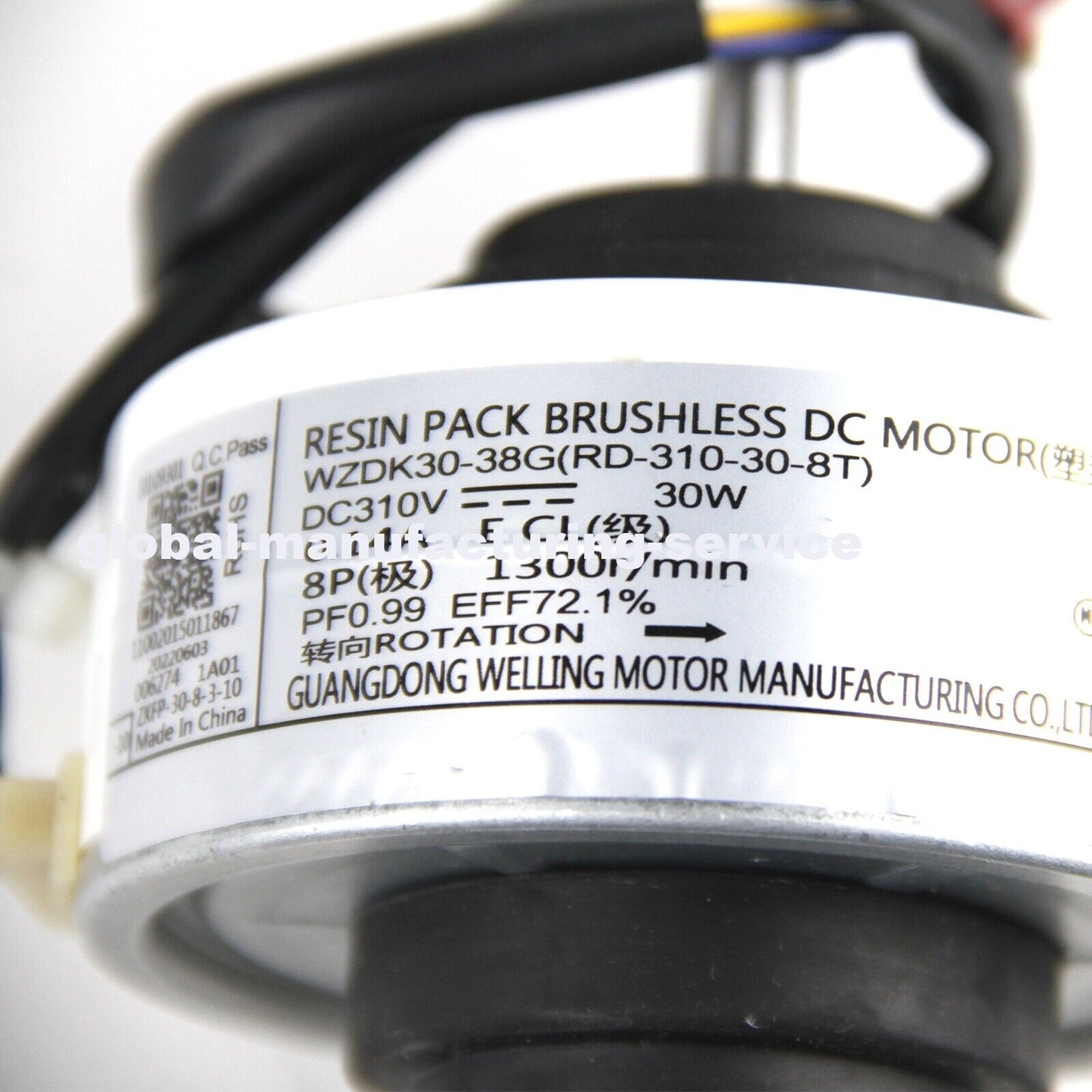 In Box WZDK30-38G Air Conditioning Motor with 220V 50Hz 1.5HP Efficient cooling system - IN BOX