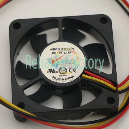 1PCS 5010 VETTE A5010H12D 12V 0.14A 5cm Fan