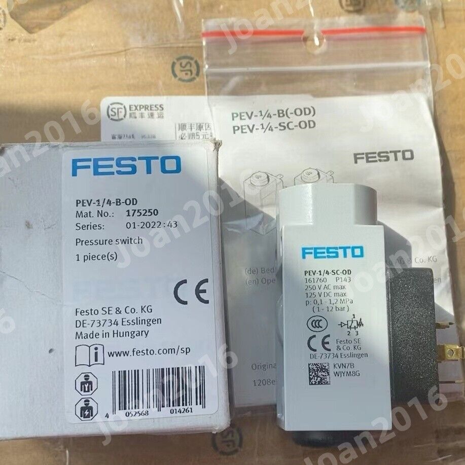 new FESTO PEV-1/4-B-OD Pressure switch-175250 - KOEED