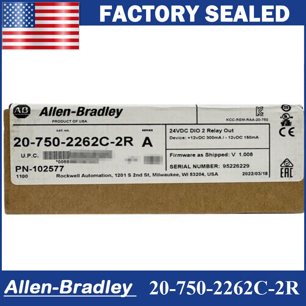 Allen-Bradley 20-750-2262C-2R PowerFlex 750 24V DC IO Option module AB AB