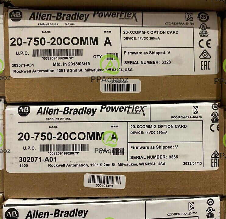 Allen Bradley 20-750-20COMM PowerFlex 750 Series Drives - ALLEN BRADLEY