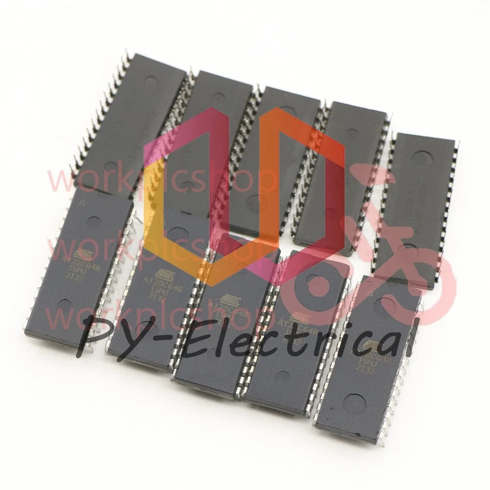 10PCS IC AT28C64 AT28C64B AT28C64B-15PU DIP-28 ATMEL #US