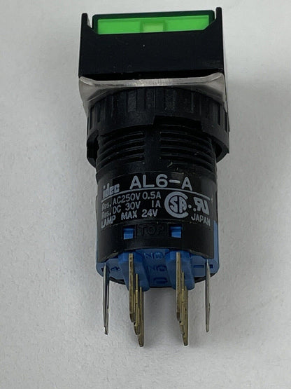 new Idec AL6Q-M24P-G Industrial Pushbutton Switch - DECO