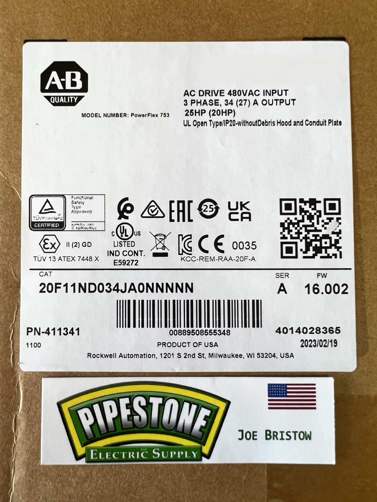 Allen Bradley PowerFlex753 AC Drive - ALLEN BRADLEY