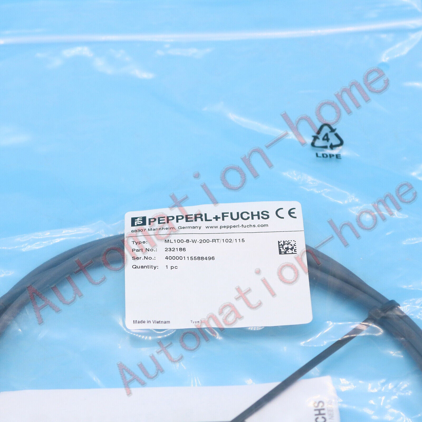 new 1PC Pepperl+Fuchs ML100-8-W-200-RT/102/115 Photoelectric Sensor#QW - PEPPERL+FUCHS