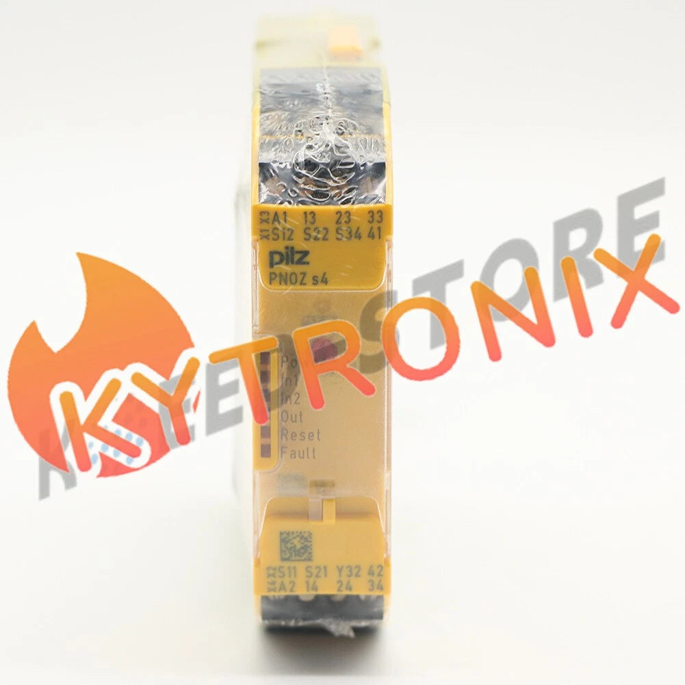 1PCS 750104 PILZ PNOZ S4 24VDC 3NO1NC SAFETY RELAY 24VDC