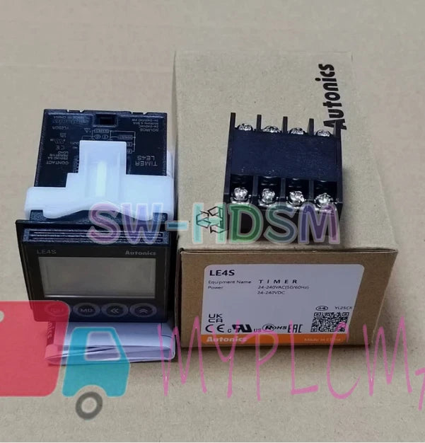 1PCS LE4S Autonics Digital Backlit LCD Timer freight free
