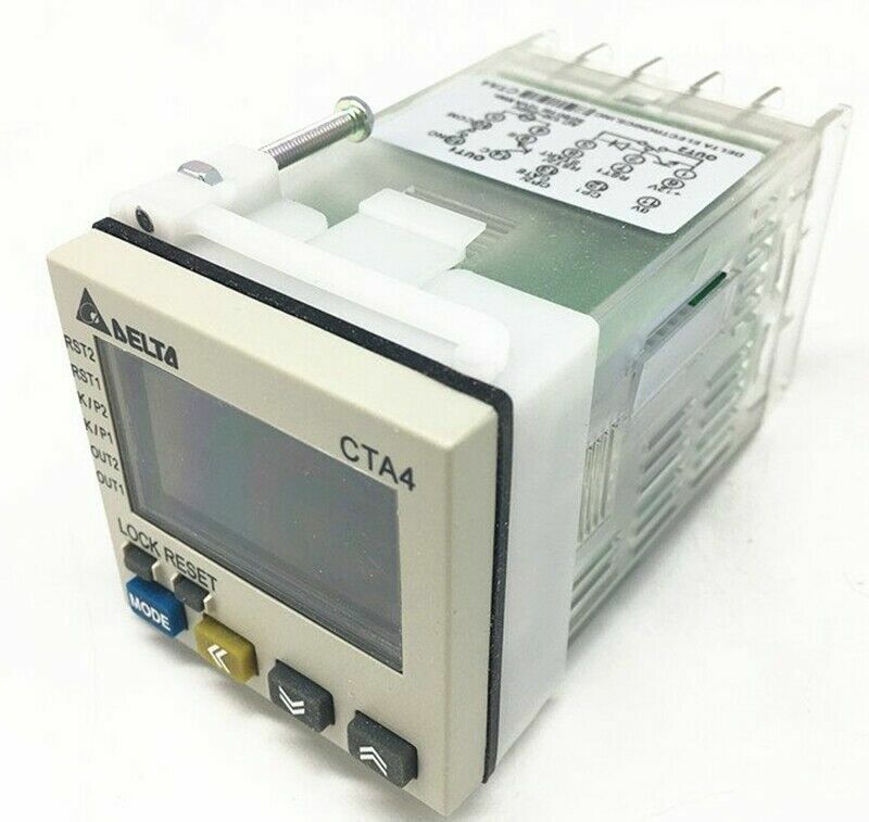 new  Delta CTA4100A Timer Counter Tachometer 100~240VAC 6-LCD Display Transistor