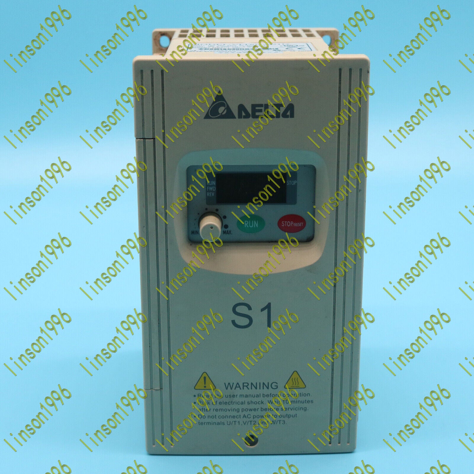 used One  Delta VFD022S21D Frequency converter Tested In Good