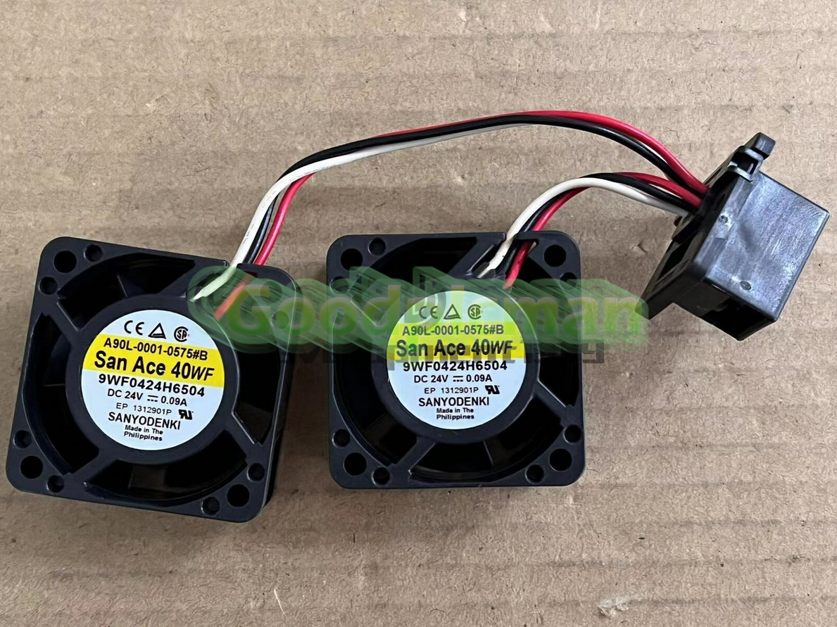 Sanyo A90L-0001-0575#B 9WF0424H6504 24V For FANUC Fanuc Fan 1Pcs/