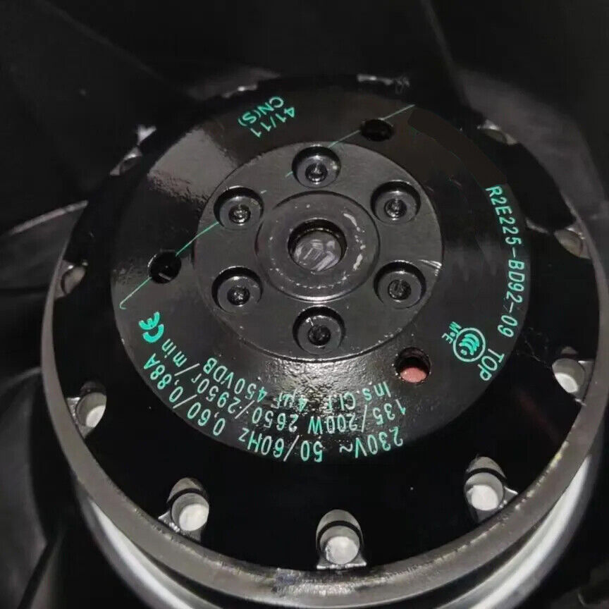 Riteye R2E225-BD92-09 Centrifugal Fan with Backward-Curved Motorized Impeller - RITEYE