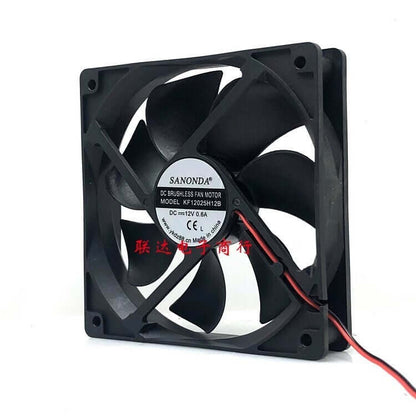SANONDA KF12025H12B 12V 0.6A 12CM inverter cooling fan