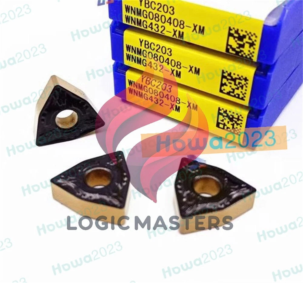 10Pcs/Box YBC203 WNMG080408-XM WNMG432-XM CNC Milling Blade Carbide Inserts