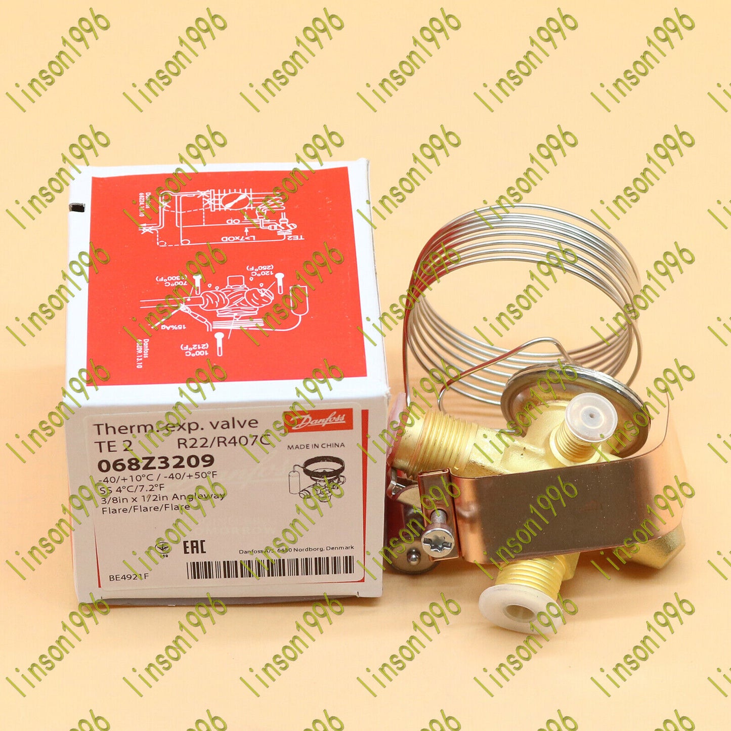 new 1PC For DANFOSS TEX2 068Z3209 Thermal Expansion Valve In Box Fast Delivery - KOEED