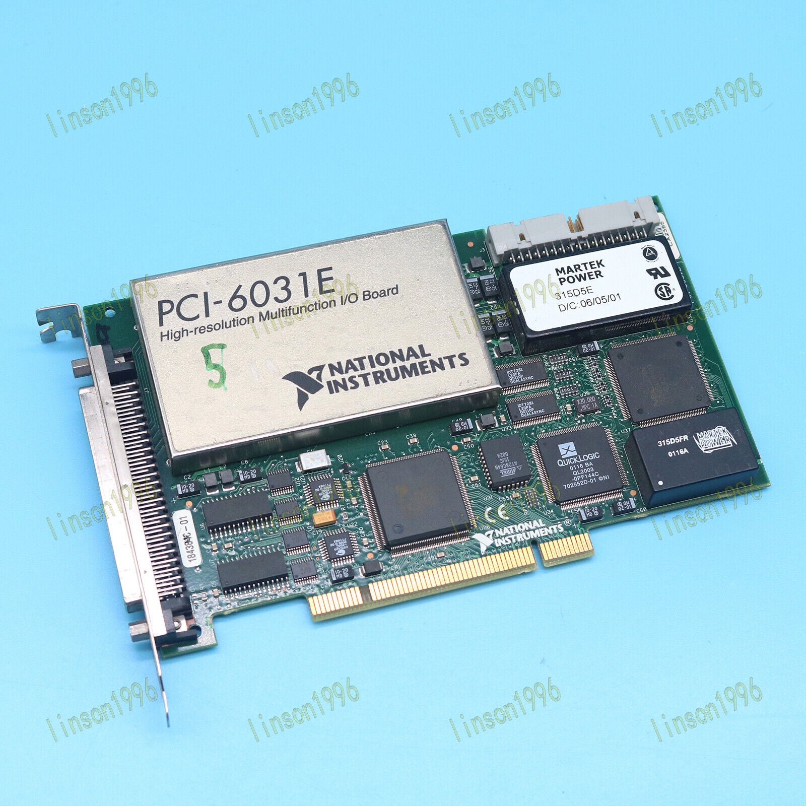 used  NI PCI-6031E Instrument Card Tested In Good NI