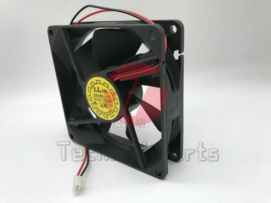 Y.L FAN D90BL-12 9CM 9025 12V 0.14A 2-wire dual ball power supply fan
