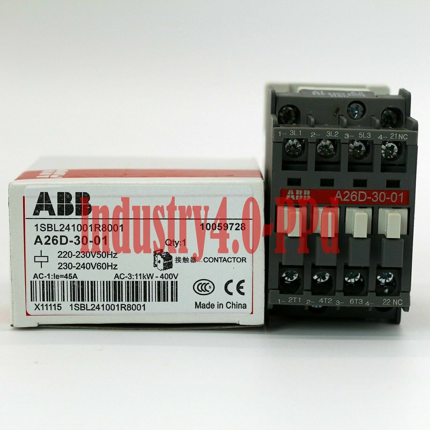 ABB A26D3001 220V Contactor - ABB