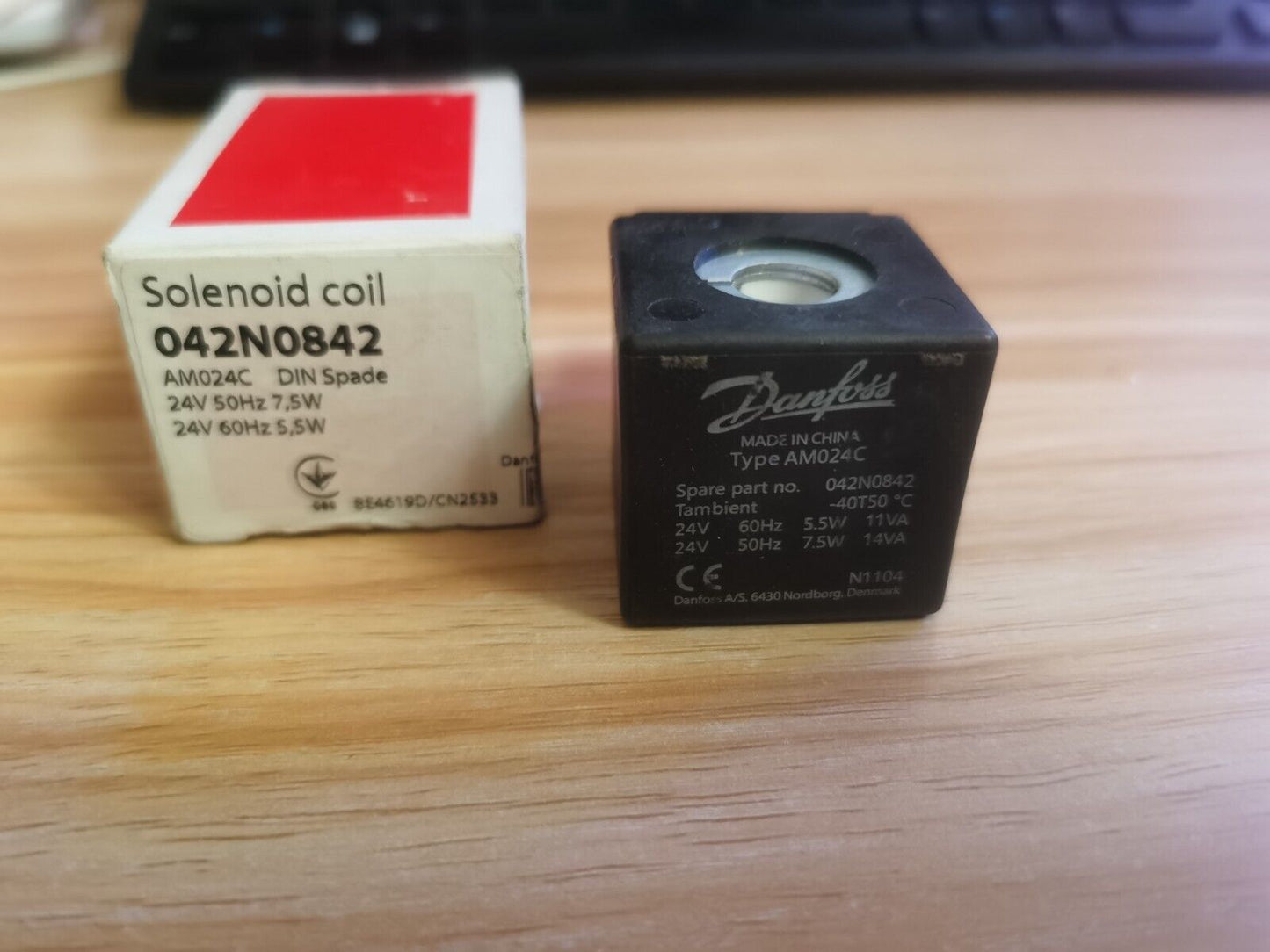 new 1PC Danfoss 042N0842 AM024C Solenoid Valve 24V In Box - DANFOSS