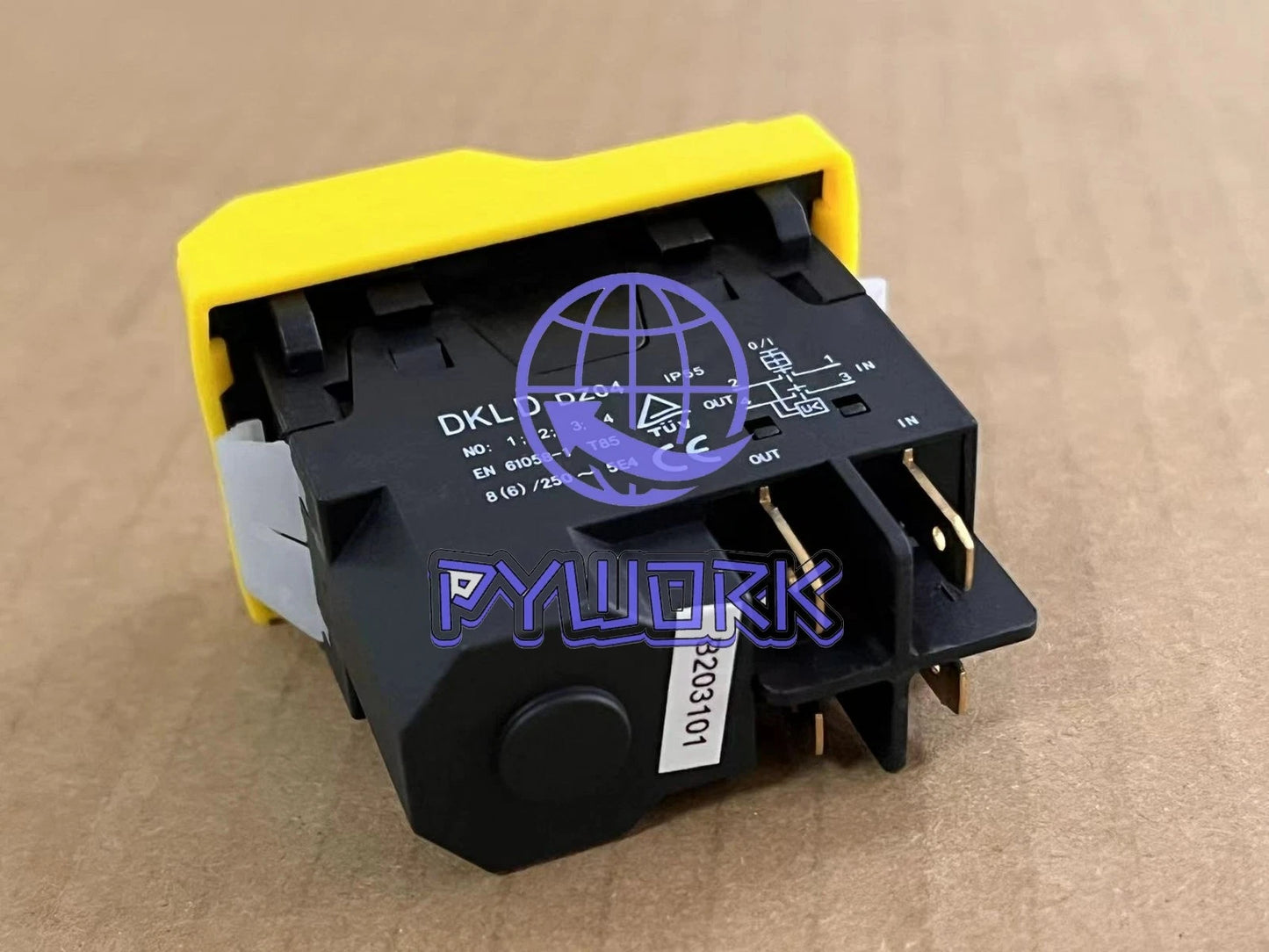 1PCS DKLD DZ04 DZ-04 8A 250VAC Waterproof Pushbutton Switch~
