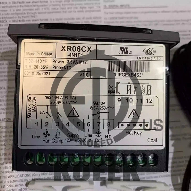 1PC FOR DIXELL Temperature Controller XR06CX-4N1F1 XR06CX4N1F1
