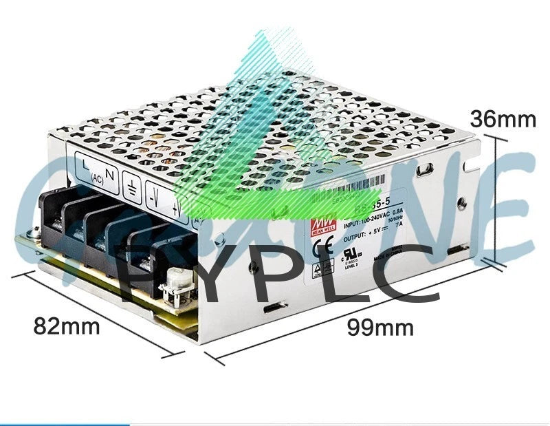 1PCS MEAN WELL RS-25-5 5V5A Switching Power Supply RS Series