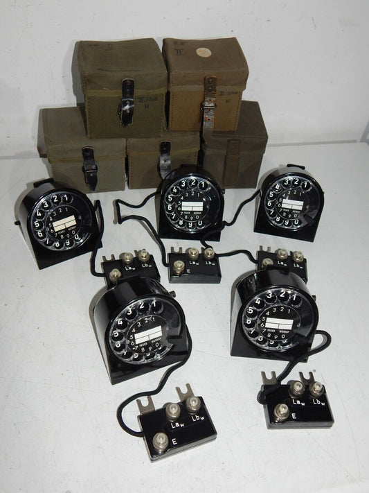 used BW Bund rotary dial for field telephone - BUND