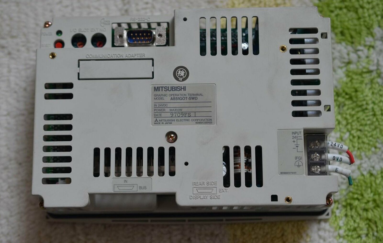 Used Mitsubishi A851GOT-SWD Touchscreen Tested Good Condition - MITSUBISHI
