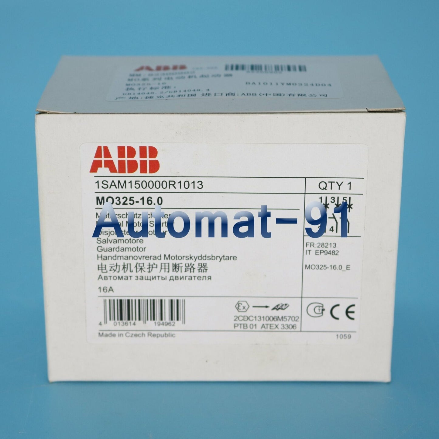 new 1PC ABB Motor Protection Circuit Breaker MO325-16A Fast - ABB