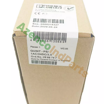 Phoenix Contact Quint-PS/1AC/24DC/3.5 2866747 Power Supply Fast Delivery - PHOENIX CONTACT