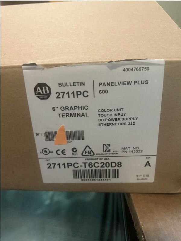 2711PC-T6C20D8 PanelView Plus 6 Graphic Terminal - AB