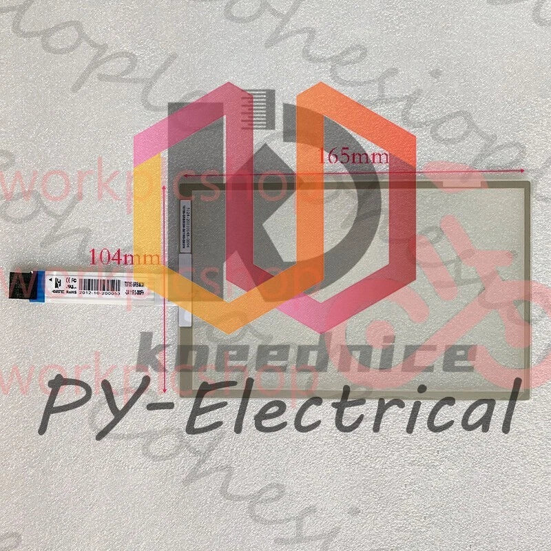 1PCS T070S-5RB003N-0A11R0-080FH 7inch 5 wire Touch Screen Glass Panel 165*104mm