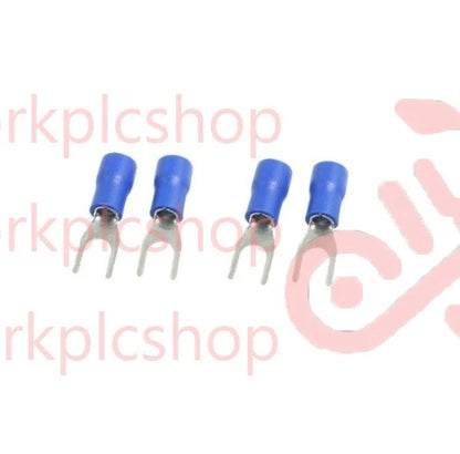 50Pcs Blue SV2-4 Furcate Pre-Insulating Fork Spade Crimp Terminals 16~14AWG M8