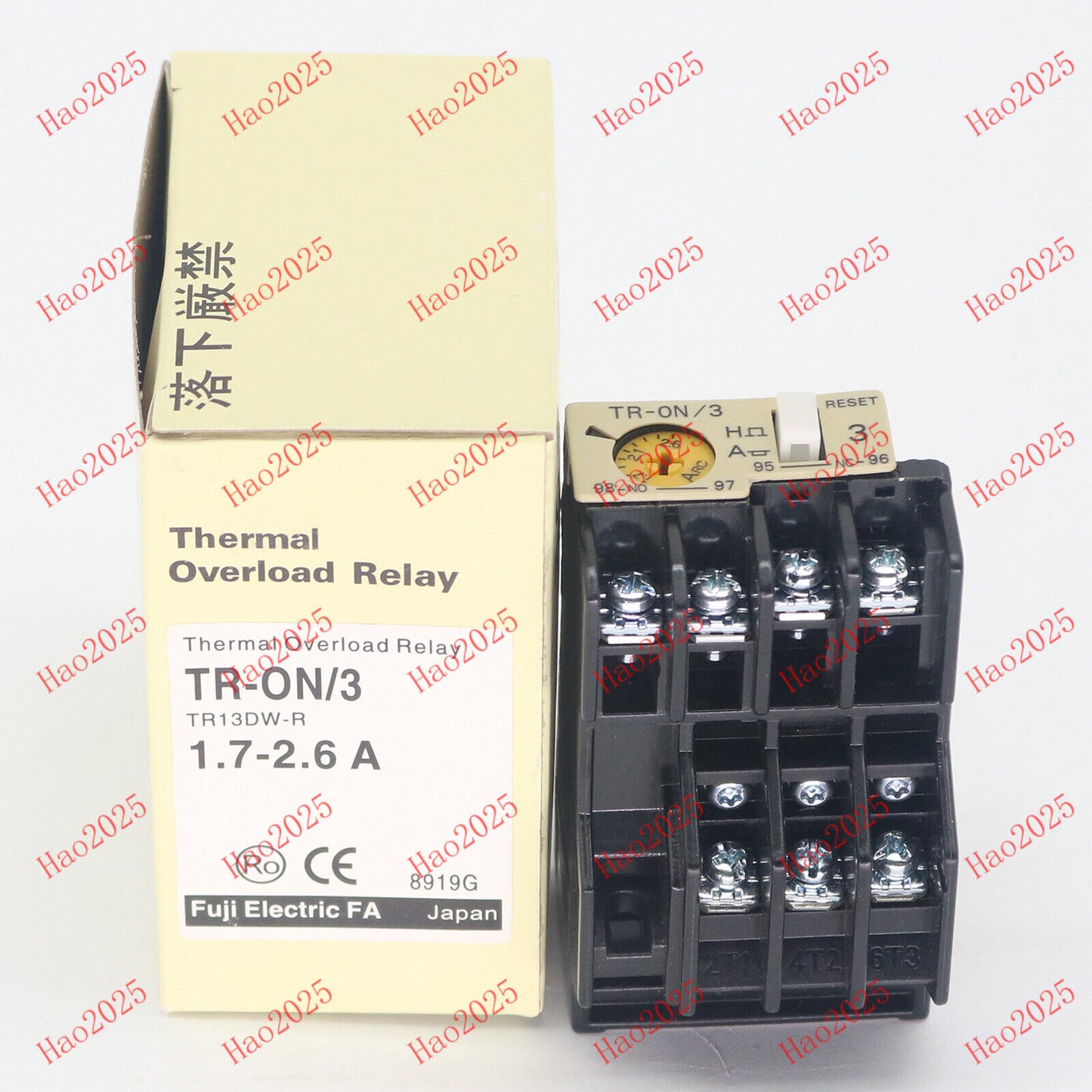 new TR-ON/3 1.7-2.6A For Fuji Thermal Overload Relay - TRONEL